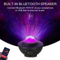 Compact Multi-Functional LED Galaxy Projector Light With Built-In Bluetooth Speaker - Portable Mini Design. 