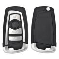 2X 4 Buttons 433MHZ Modified Floding Remote Key Without 7935AA ID44 Chip for -BMW E38 E39 E46 Control Keyless PCF7935AA. 