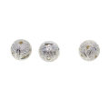 NYT 20 Pcs Engraved Jewelry Making Beads Metal Ball 12X12Mm Round Lantern. 