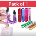 High Quality 5 ml Portable Mini Refillable Perfume Atomizer Bottle Perfume Bottle Refillable Perfume Spray Scent Pump Case, Perfume Mini Storage Purse, Pocket Luggage  Aluminum Perfume and Cosmetic Liquid Atomizer for Travel. 