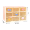 Sundries Box Multi-purpose DIY Mini Stickers Jewelry Organizer Box Set. 