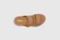 Deluxe Footwear open peach Double-Strap Slippers For Women Slides - SS26. 