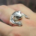Frog Animal Rings For Women Frog Toad Metal Wrap Ring Wedding Ring Gift. 