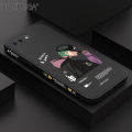 Hontinga for iPhone 7 Plus / 8 Plus Case Handsome Green Hair Boy Side Design Phone Cover Liquid Silicone Full Cover Camera Shockproof Protective Case. 