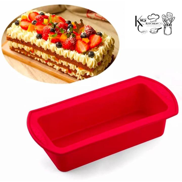 Silicone Bread Pan Non Stick Loaf Pan, Rectangular Silicone baking accessories Baking Molds 8.5 inches | KitchenCo