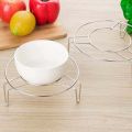 Hot Pot Stand Made of Stainless Steel, Round Casserole for Heavy Duty, Tall Trivet Rack Stand, Stainless Steel Heat Resistant Hot Pan, Hot Pot Stand Stainless Steel. 