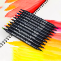 STA Dual Side Water Brush Pen Marker Set For Drawing 12, 24, 36 & 48 Color. 