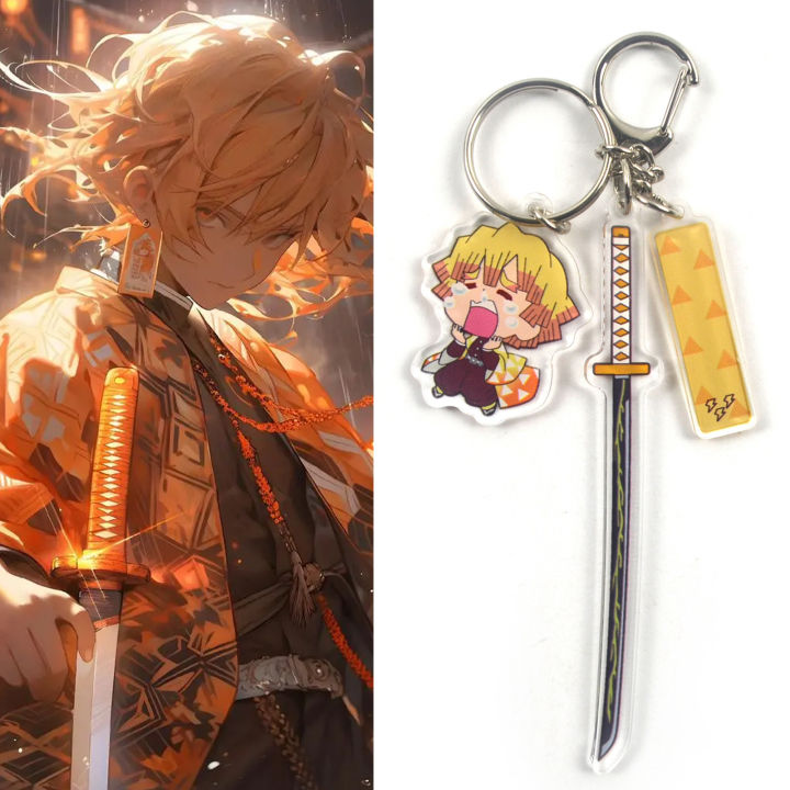 Anime Themed Keychain Japanese Anime Acrylic Keychain Cute Cartoon Character Key Ring Holder for Backpacks Handbags Perfect Anime Gift for Animation Fans in Asia Durable Anime Key Ring