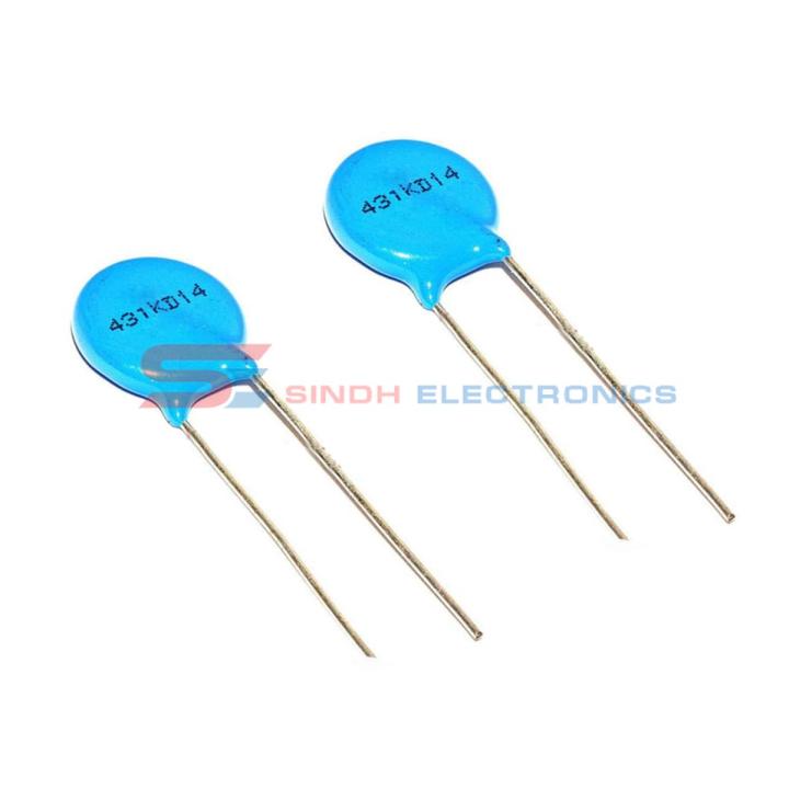 2x 14D431K Varistor 14D431