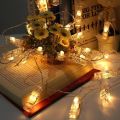 LED Photo Clip String Lights 5M 20 Clips Battery Operated Warm White LEDs Operated Fairy Bedroom Home Decoration for Hanging Photos. 