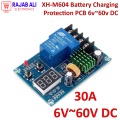 XH-M604 Battery Charger Control Module DC 6V To 60V DC  Storage Lithium Battery Charging Control Switch Protection Board With Display. 