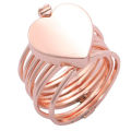 2 In 1 Magic Retractable Heart Ring Bracelet Stretchable Twist Folding Jewelry. 
