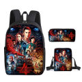 2022 New Stranger Things 4 School Bag Backpack Set for Elementary School Students Stranger Things 4. 