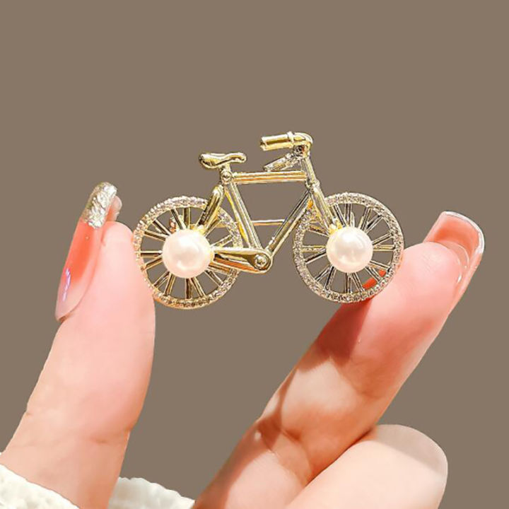 Fashion Personality Bicycle Shape Brooch Men and Women Leisure Cycling Sports Gift Jewelry Accessories
