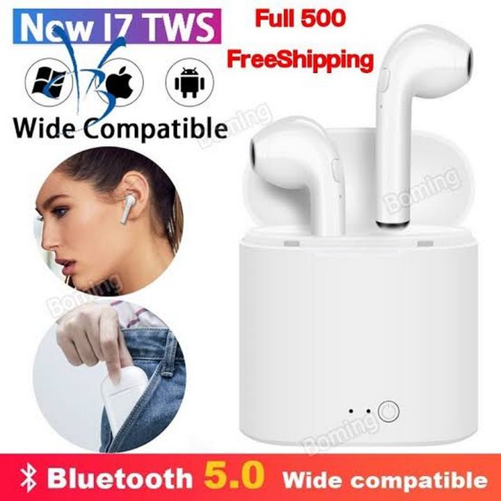i7S TWS Wireless Bluetooth 5.0 Earbuds earphone_ Stereo Headsets Earbud With Charging Case