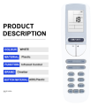 Remote Control Universal Air Conditioner Remote Controller Replacement for Gree Dc Inverter Ac. 