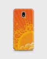 Samsung Galaxy J530 J5 2017 Cover Case Soft  Orange Sun Print- 1Cover2088. 