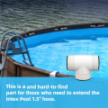 Pool Hose 1.5 Inch Pool Hose Extender for Above Ground Pool Hose Connector Parts. 