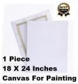 1 Piece Of 18 X 24 Inches Canvas For Painting. 