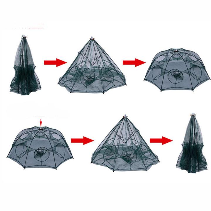 Umbrella Net Fish Cage Shrimp Multi-specification Fishnet Folding Fishing Net Umbrella Cage Outdoor Fishing Gear