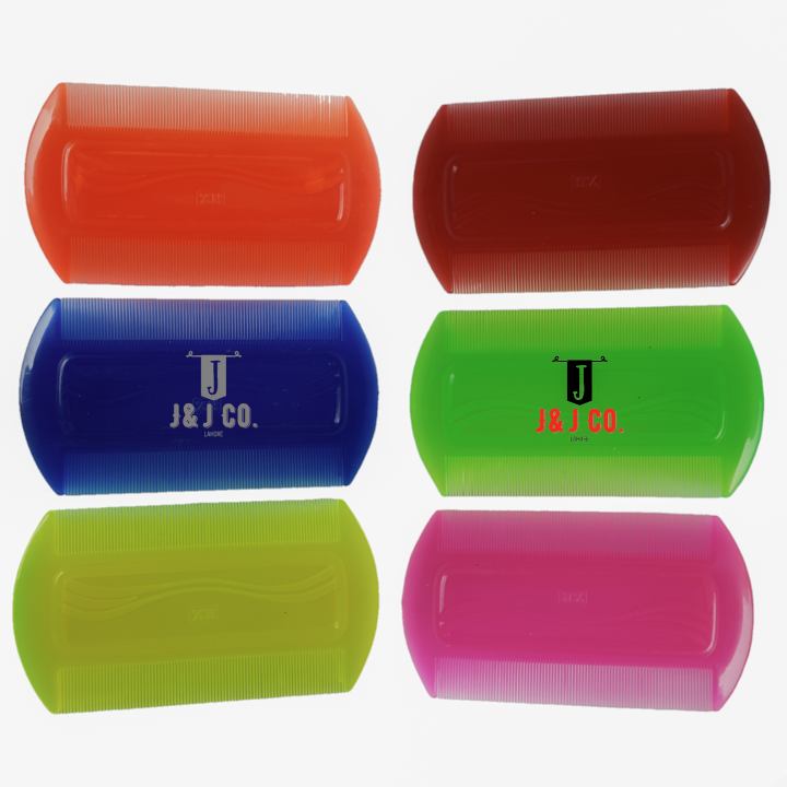 Nit Free Terminator Lice Comb Anti Lice Comb Multi-Colors Lice Comb 6-Pc Pack