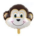 14 Inches Jungle Safari Animals Balloons, Mylar Foil Balloon Kits For Animal Themed Kids Birthday Party Decorations,Multicolor. 