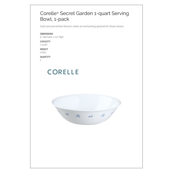 CORELLE%20Secret%20Garden%20Open%20Stock%20Crockery%20(Plates,%20Bowls%20&%20Serveware)%20-%20Image%206