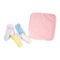 Pack of 6 Baby Soft Face Mini Towels Napkin Rumal- Baby Towel- Bath Towel- Face Towel Washcloths Towel Soft Baby Wash Cloth for Bathroom Face Romal-Hotel-Spa-Kitchen Multi-Purpose Fingertip Towels & Face Cloths 9'' x 9'', Assorted Color- Baby Face Towe. 