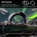 Camera Lens Protector Designed for iPhone 13/13 Mini, Tempered Glass Protective Film, Aluminum Alloy Camera Lens Cover - Black. 