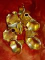 50 pcs Decorative Gold Plastic Bead for Thread Tassel Embellishment. 