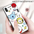 Kingdoor for Samsung S9 Plus Back Cover Cartoon Korea Boys (BT21) Doll Soft Silicone TPU Phone Case. 