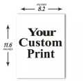 A4 Poster Printed on Premium Glossy card with 260 GSM. 