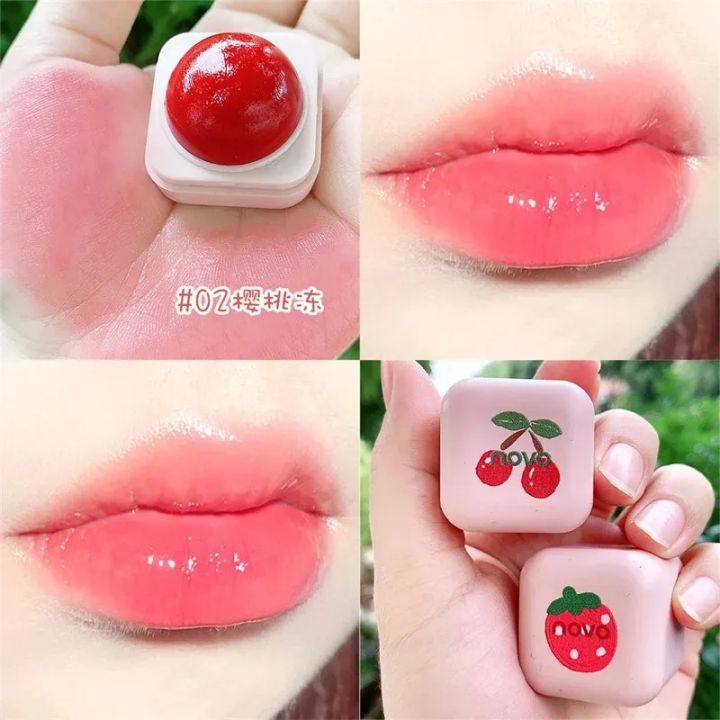 Mini%20Pudding%20Change%20Lip%20Balm%20Lasting%20Nutritious%20Lipstick%20Peach%20Lip%20Care%20Lipstick%20Base%20Transparent%20Repair%20Lipgloss%20-%20Image%203