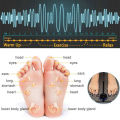 EMS foot massage mat electrical muscle stimulation foot massager foot pad with 6 modes, 9 pain intensity options, to reduce pain, foot massage and care. 