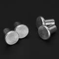 100pcs High Quality GB867 M4 Flat Head Aluminum Rivets Solid Rivet. 