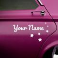 custom car name sticker Write your name on car or anything else write my name on cars. 