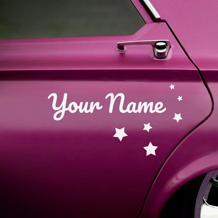 custom car name sticker Write your name on car or anything else write my name on cars