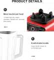Silver Crest Heavy Duty German Powerful Blender 2 in 1 4500 Watts Power full motor 2L Large capacity Unbreakable Jug and 700ML Chopper Multifunctional Blender For Smoothie, Milkshake Juicer, Ice Crusher, Electric Grain Grinder, 15 Rotating Speeds, RED , |. 