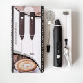 Electric Whisk and Frother Set - USB Rechargeable Handheld Coffee Frother with 2 Stainless Steel Whisks. 