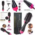Hair Dryer Brush Hot Air Hair Brush Styler for Straightening Curling Electric Blower Brush Volumizer Warm-air Comb One Step Dryer. 