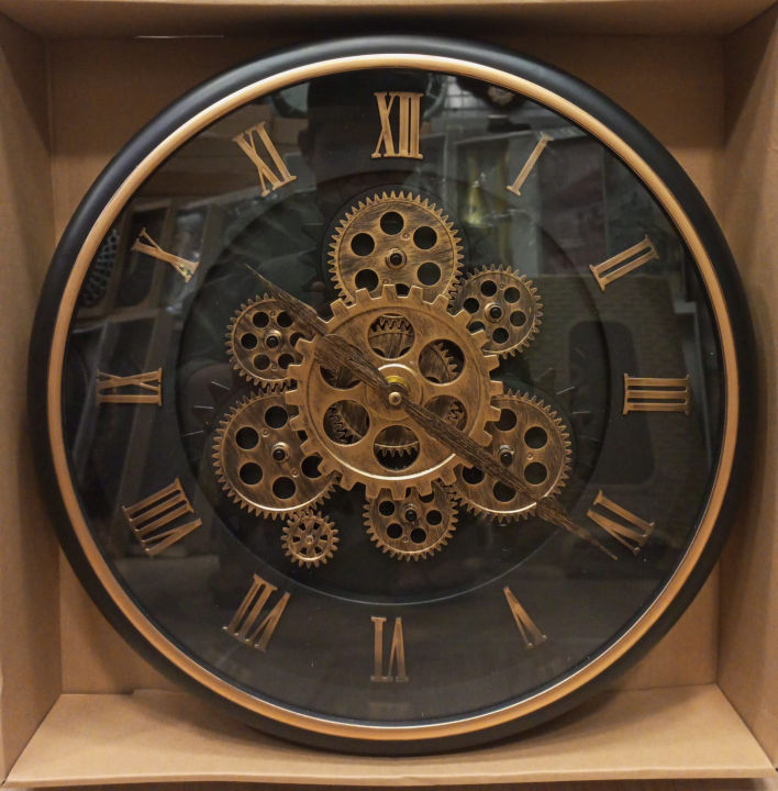 Luxury Vintage Gear Wall Clock – Premium Quality, Stylish, Decorative ...