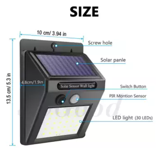Outdoor%20Lighting%20Sensor%20Solar%20Wall%20light%2030%20LED%20Solar%20Lights%20with%20Separable%20Solar%20Panel%20Waterproof%20Solar%20Powered%20Motion%20Sensor%20Light%20Wireless%20Security%20Lights%20Outside%20Wall%20Lamp%20for%20Driveway%20Patio%20Garden%20Path%20-%20Image%207