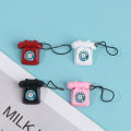 【Customer favorite】mini mobile phone Doll house decoration red black pink Retro phone for for 1/6 1/8 1/12 barbie doll use mini telephone. 