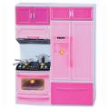 Modern Kitchen Set With Italian Fridge. 