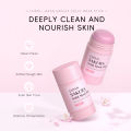 LAIKOU Japan Sakura Solid Mask Stick Cleansing Pores Oil-control Tighten Skin Even Skin Tone 40g. 