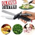 clever cutter Heavy-duty Kitchen Shear Multifunctional Stainless Steel Sharp and Durable Suitable Scissors 2 in 1 peeler cutter kitchen tools. 