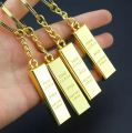 Gold Bar Keychain. 