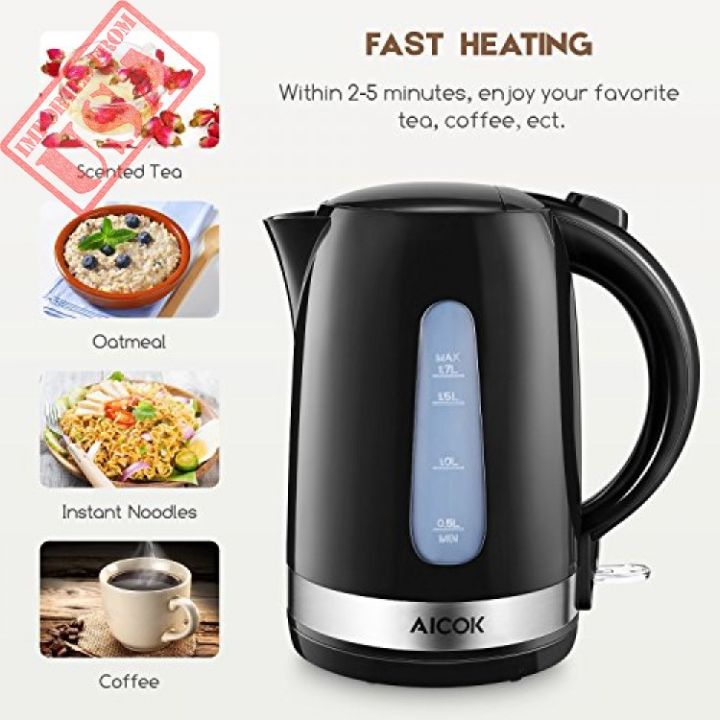 AICOK Germany Kettle 2200 Watts High Quality Automatic switch-off function and dry storage protection