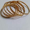 Golden Alloy 6 Piece Bangles. 