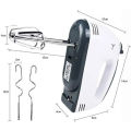 PAK MART EXPRESS |Electric Hand Mixer Machine - 5-Speed 180W Egg Beater & Cream Blender for Baking - Handheld Kitchen Whisk for Cakes, Dough, and More - High-Quality Food Mixer, Ideal for Home Baking and Cooking Needs. 